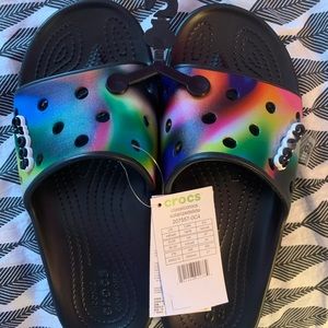 Brand NEW CROCS Slides!  Size W8 M6